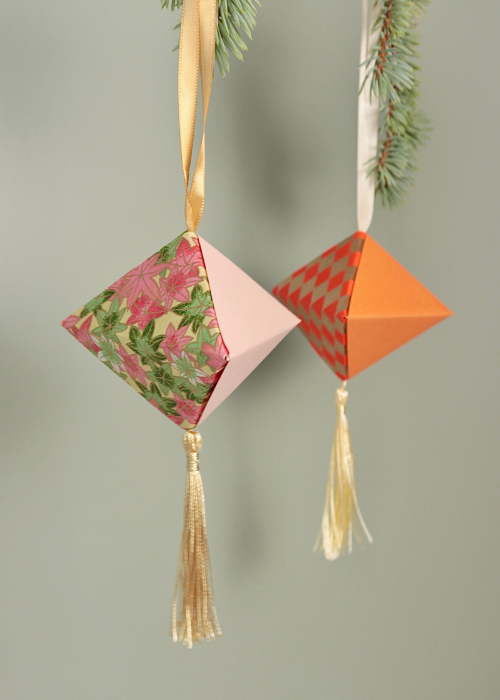 Christmas Charms - Folded Tassel Ornaments
