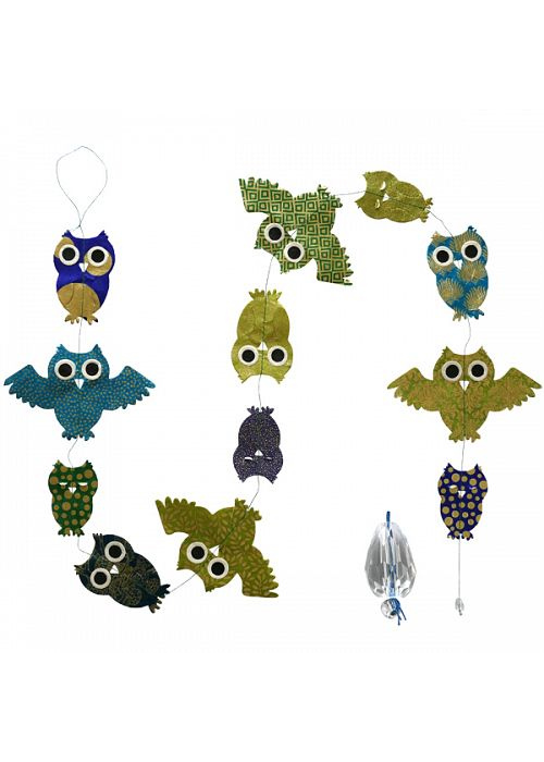 Hanging Garland Gorgeous Owls