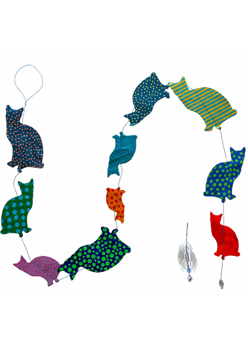 Hanging Zanzibar Cats