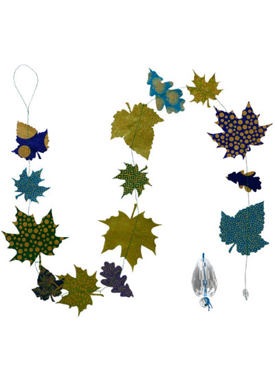 Hanging Garland Christmas Brocé Leaves