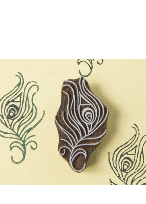 Peacock Feather Block