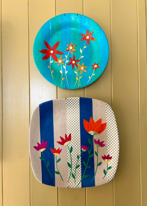 Plate decorating with Sheila