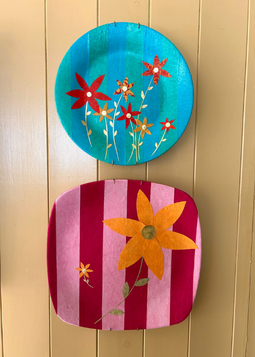 Plate decorating with Sheila