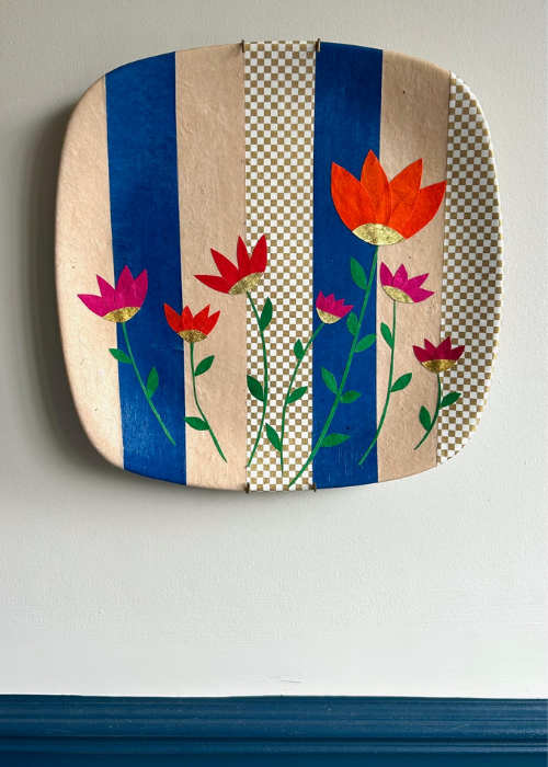 Plate decorating with Sheila