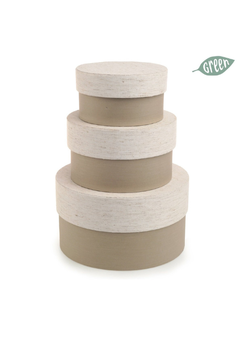 Luxury Gift Boxes  Round Linen