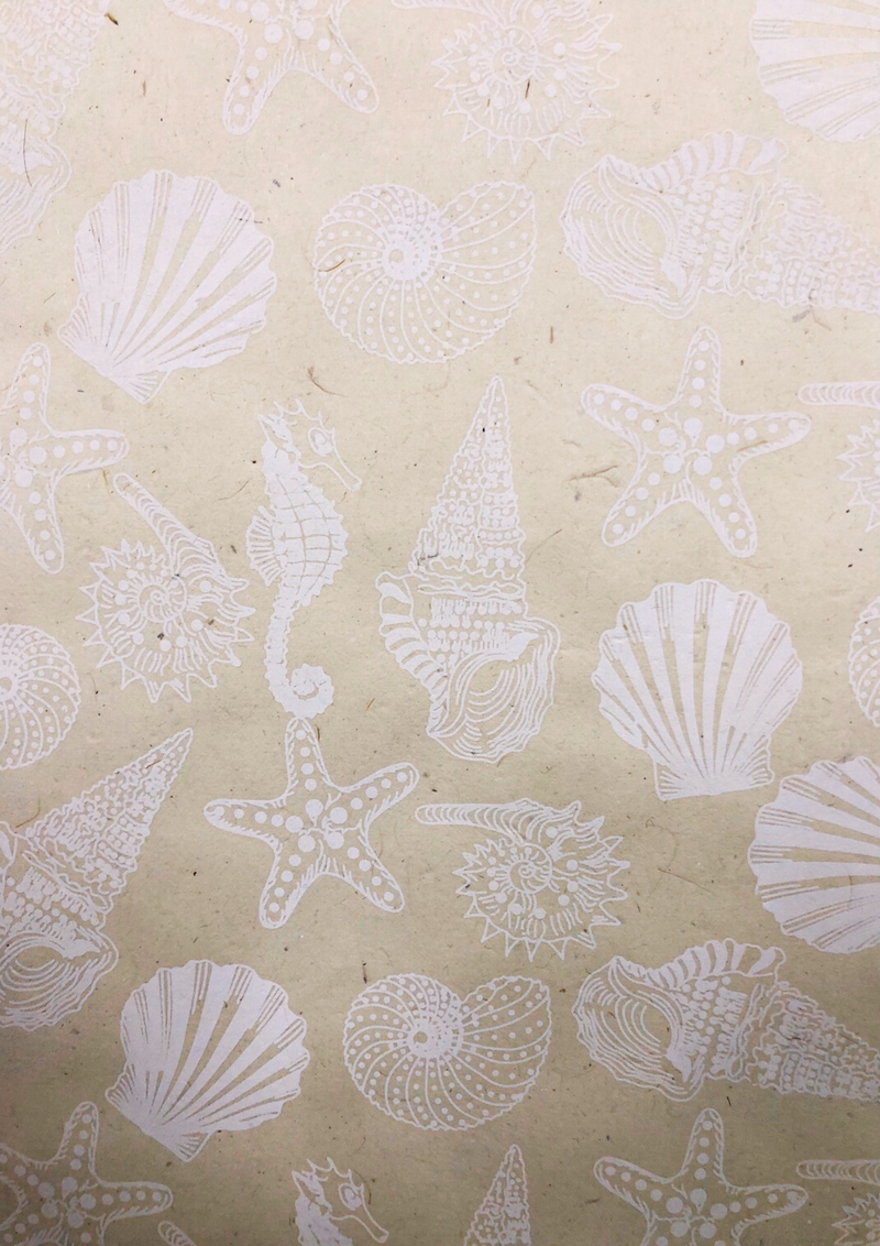 Nepalese Seashell Print - Liberties Papers
