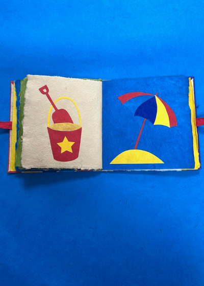 Simple Bound Book Art with Sheila