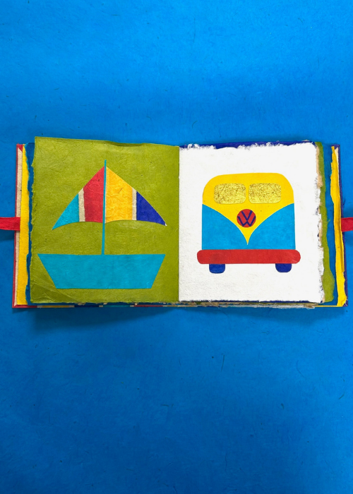 Simple Bound Book Art with Sheila