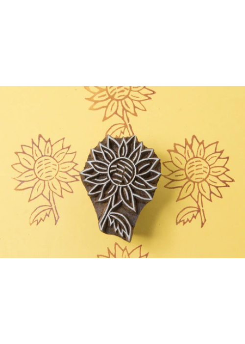 Medium Sunflower Block