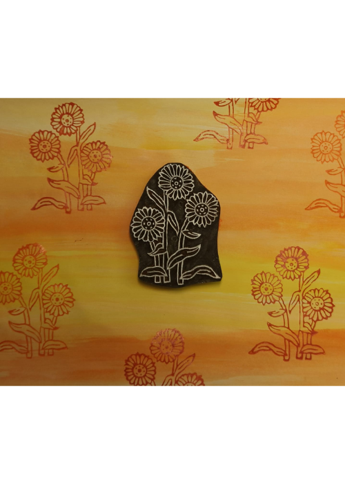 Three Sunflowers Block