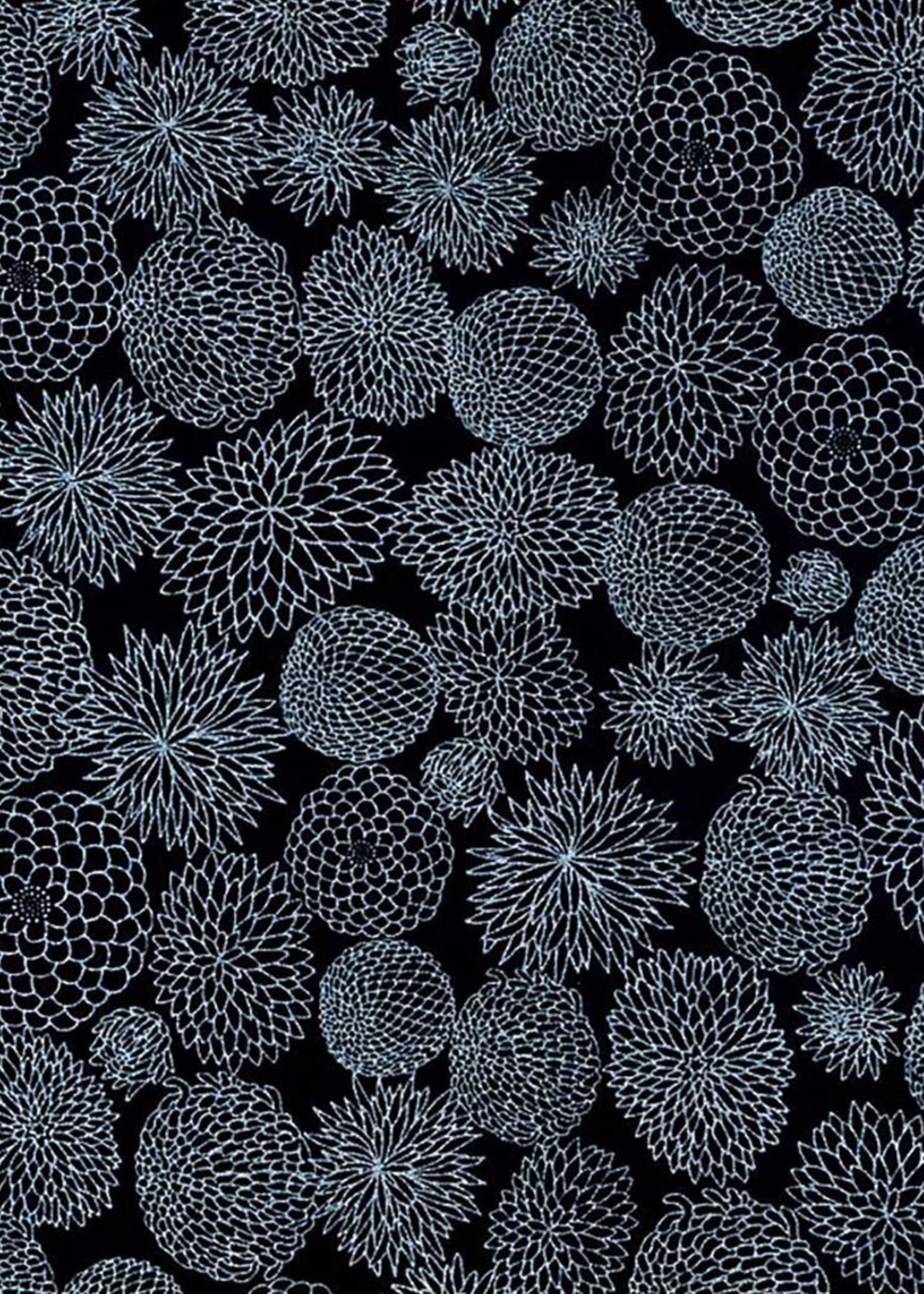 Chiyogami Black Silver Kojo