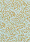 Chiyogami Turquoise Golden Flower