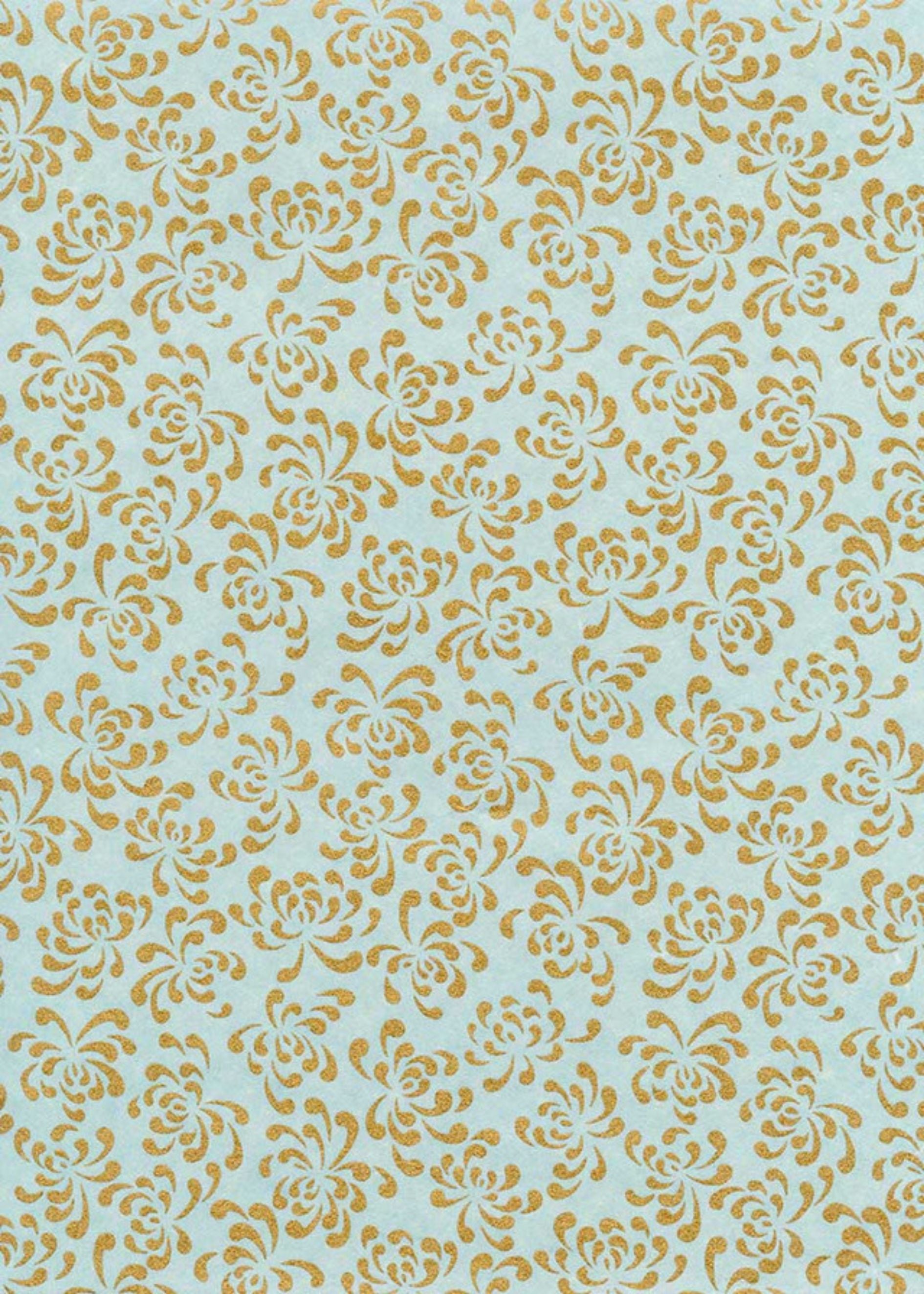 Chiyogami Turquoise Golden Igen