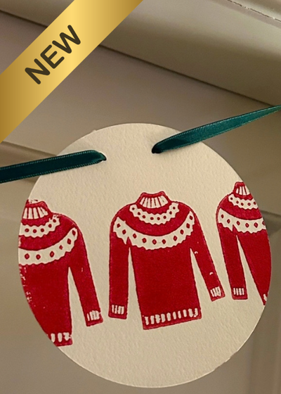 Christmas Block Printing