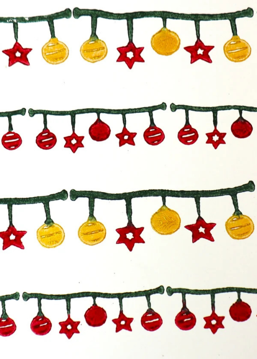 Festive Garland Small Block