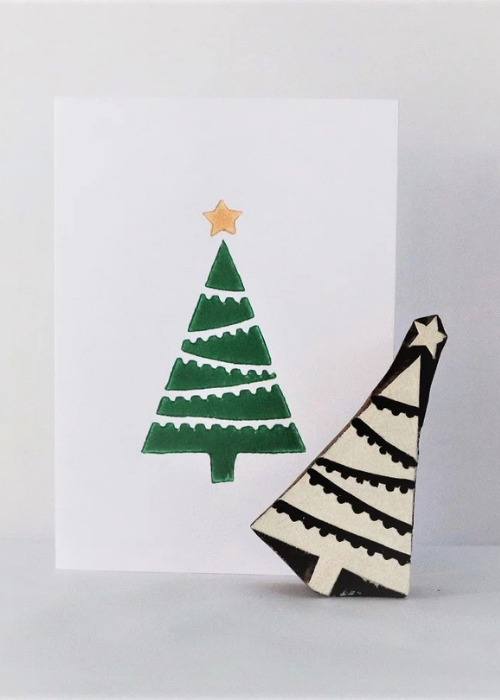 Festive Christmas Tree  Block