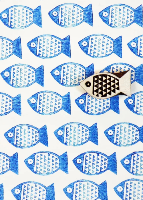Small Triangular Fish Block