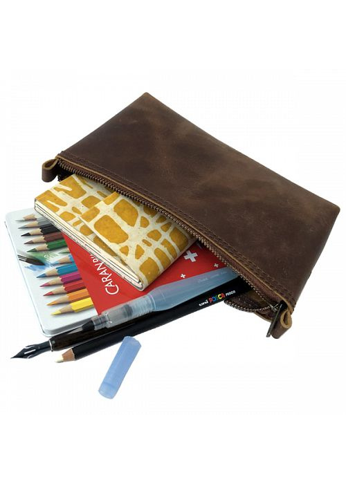Nilgiri Leather Pencil Case