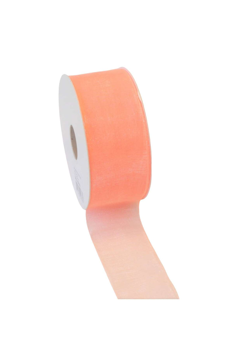 Organza Ribbon Salmon - Liberties Papers