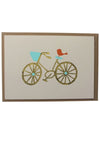 Greeting Card Bird on a Bike - Liberties Papers