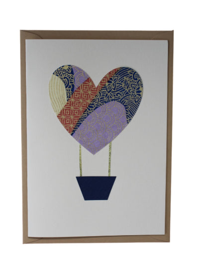 Greeting Card Hot Air Balloon - Liberties Papers