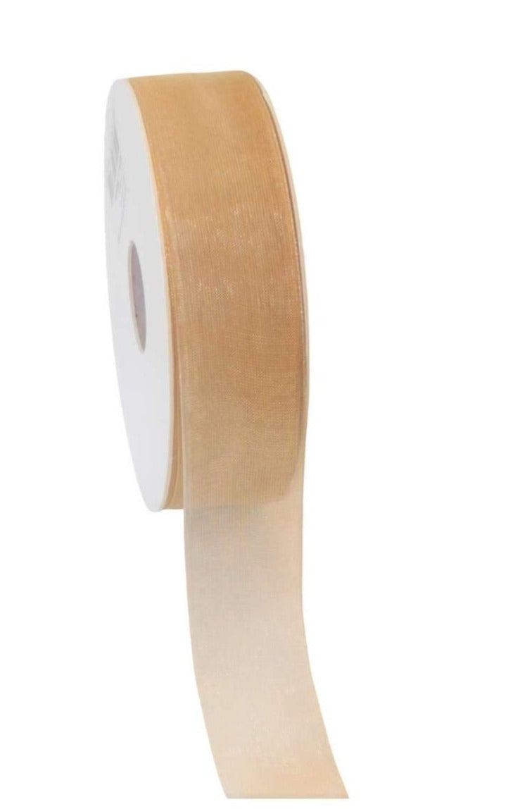 Organza Ribbon Beige - Liberties Papers