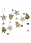 Hanging Garland White Christmas Trees - Liberties Papers