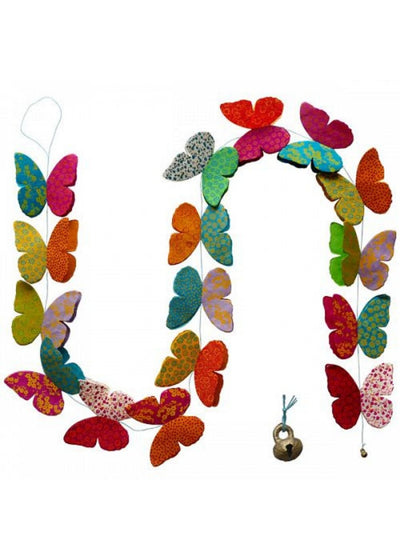 Hanging Garland Double Butterfly - Liberties Papers