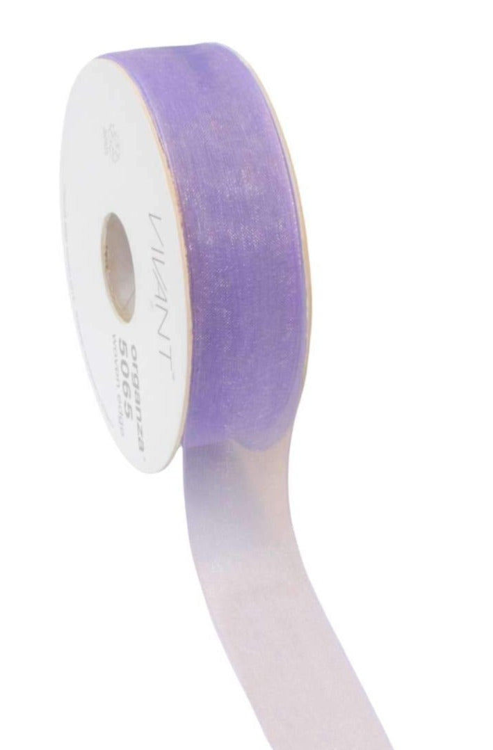 Organza Ribbon Lilac - Liberties Papers