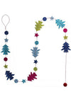 Hanging Garland Christmas Trees 'n Stars - Liberties Papers