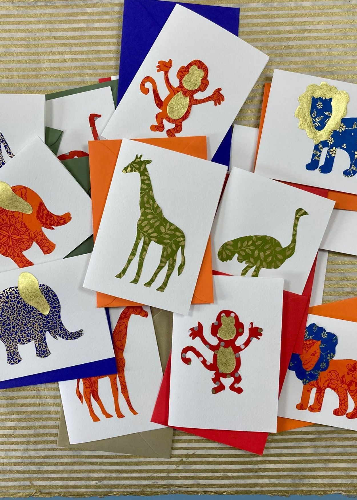 DIY Card Making Gift Box - Wild and Wonderful Animals - Liberties Papers
