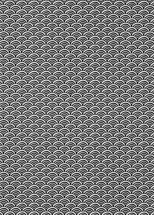 Chiyogami  Art Deco Black and White - Liberties Papers