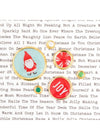 Badge Christmas Stickers - Liberties Papers