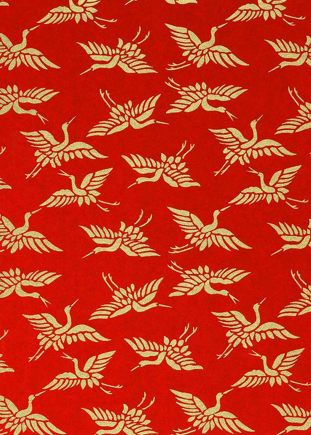 Chiyogami Crane Sunset