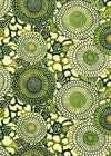 Chiyogami Green Green Dahlias