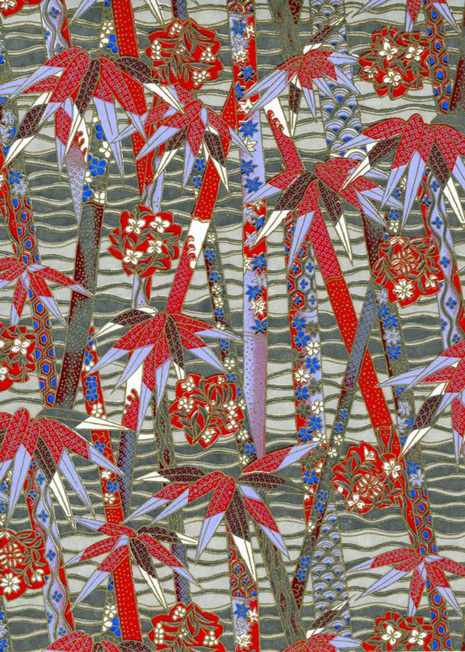 Chiyogami Grey Paradaisu