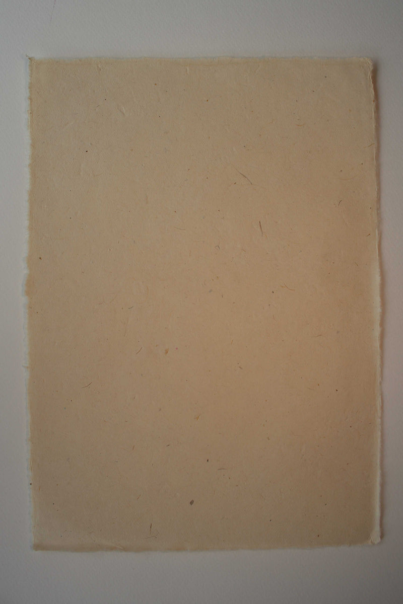 Nepalese Lokta Natural Rough Edge 210x290 50g - Liberties Papers