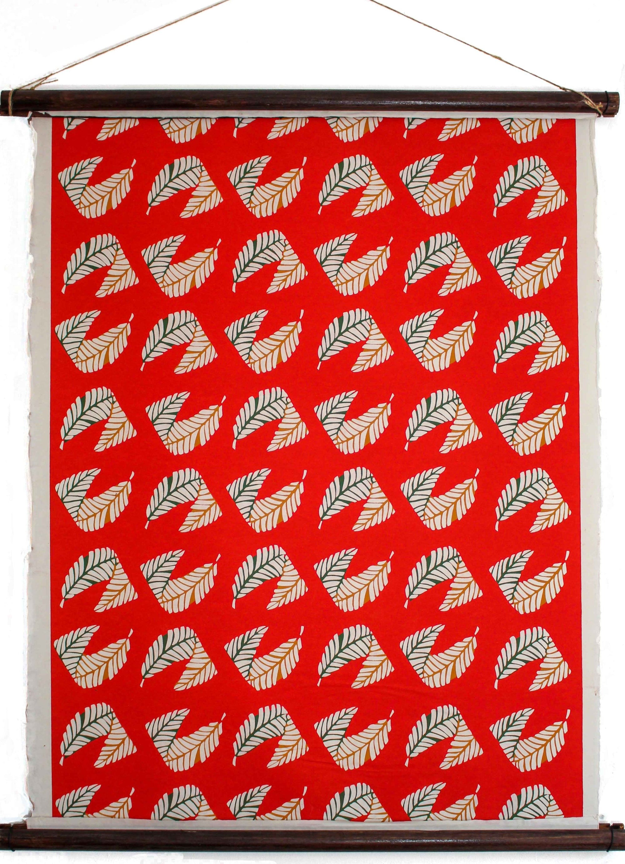Palm Red Wall Hanging - Liberties Papers