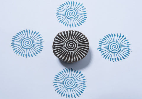 Indian Chakra  Block - Liberties Papers