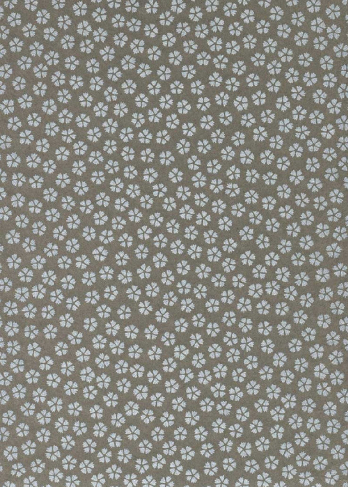 Chiyogami Silver flowers - Liberties Papers