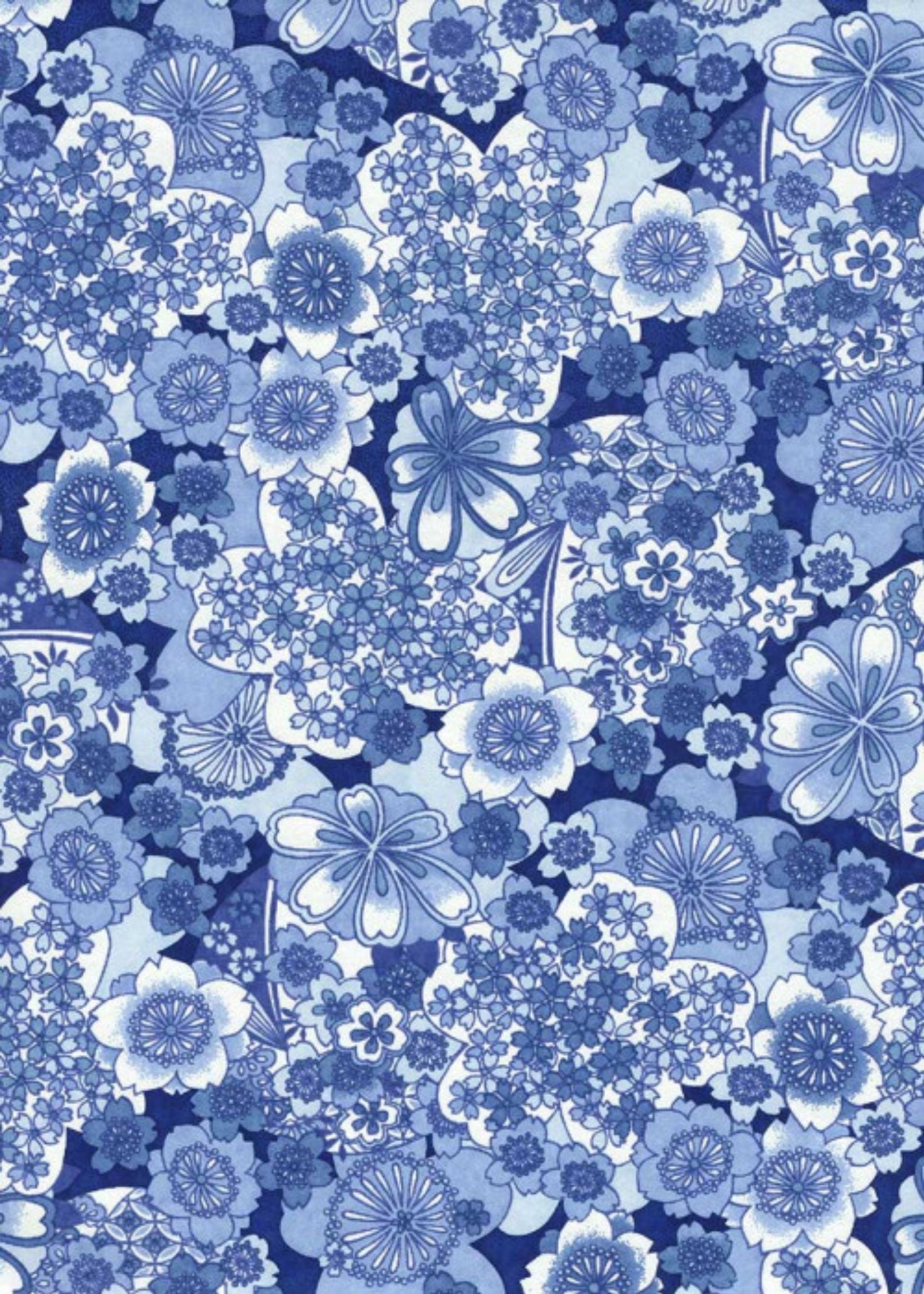 Chiyogami Pretty Blue - Liberties Papers