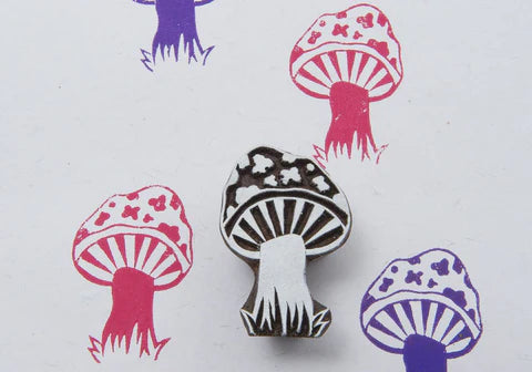 Forest Mushroom Block - Liberties Papers