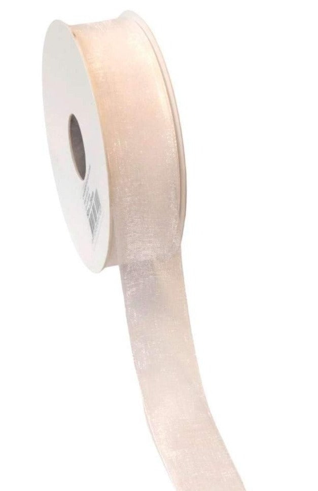 Organza Ribbon White - Liberties Papers