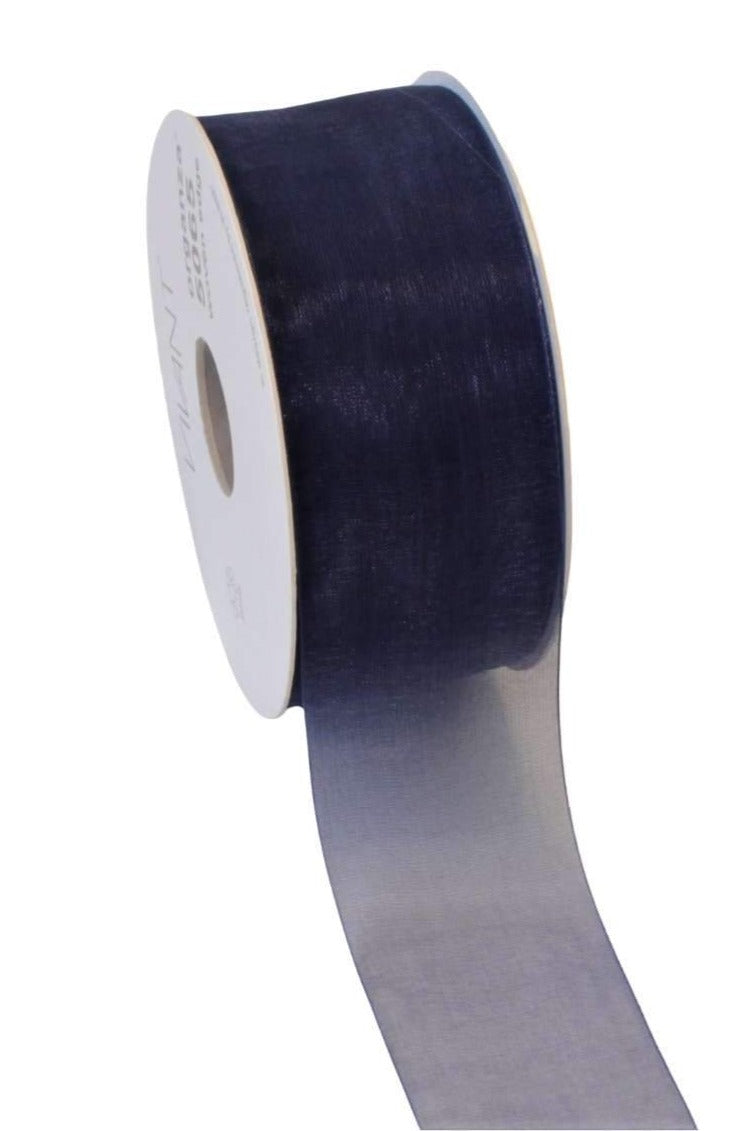 Organza Ribbon Navy Blue - Liberties Papers