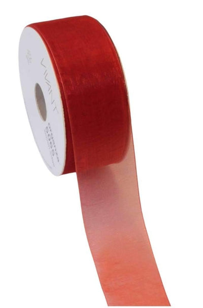 Organza Ribbon Sienna - Liberties Papers