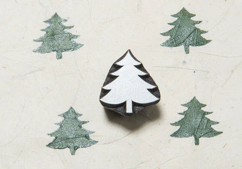 Christmas Tree Small Curvy Block