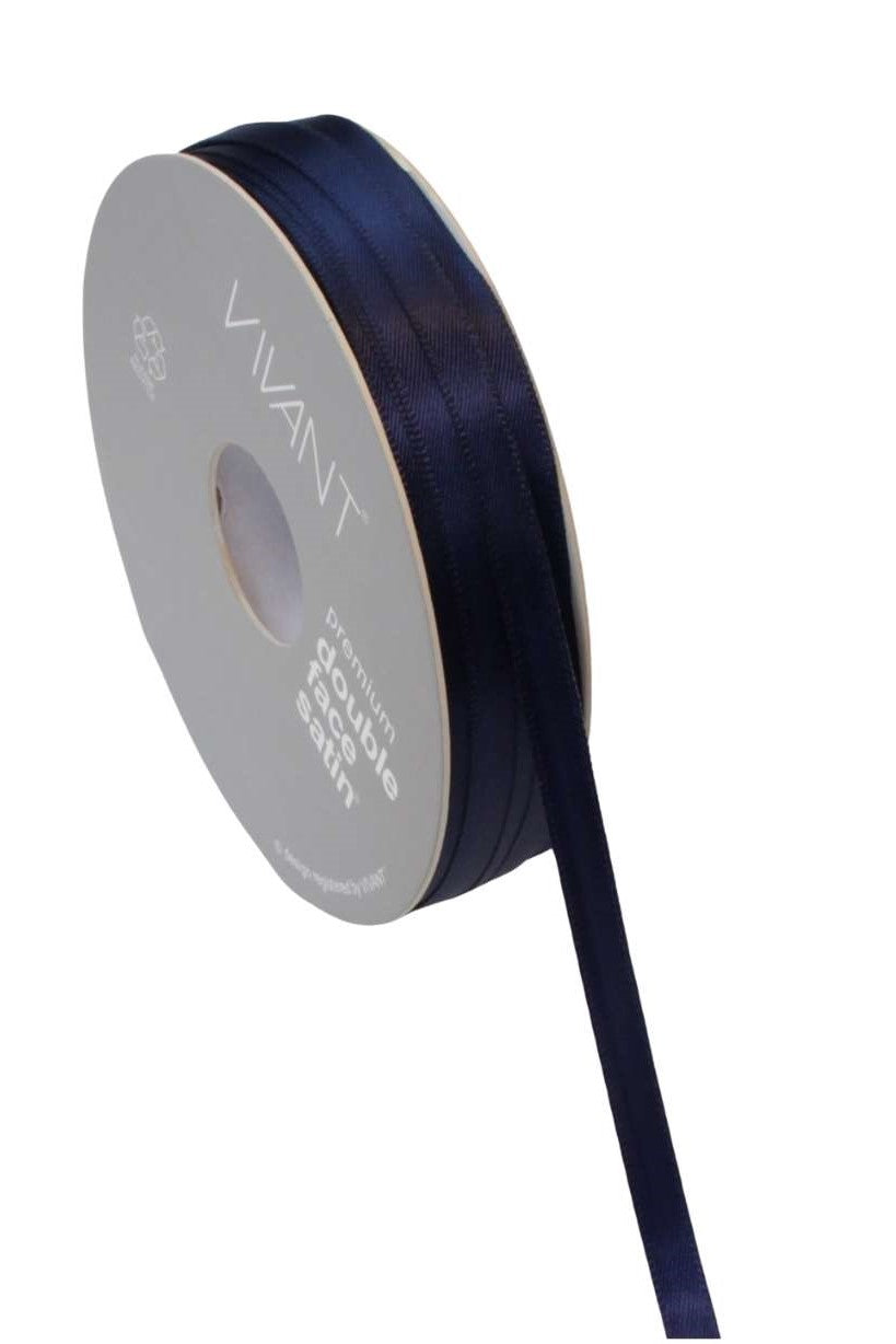 Satin Ribbon 6mm Navy - Liberties Papers
