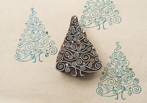 Spiral Christmas Tree Block