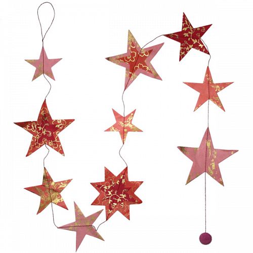 Hanging Garland Christmas Stars - Liberties Papers