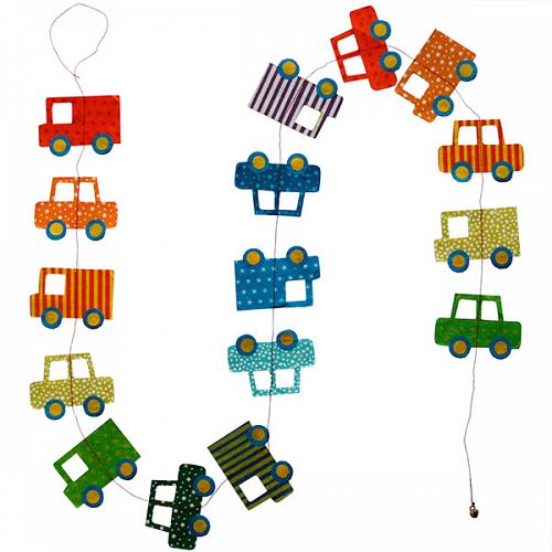 Hanging Garland Trucks and Cars - Liberties Papers